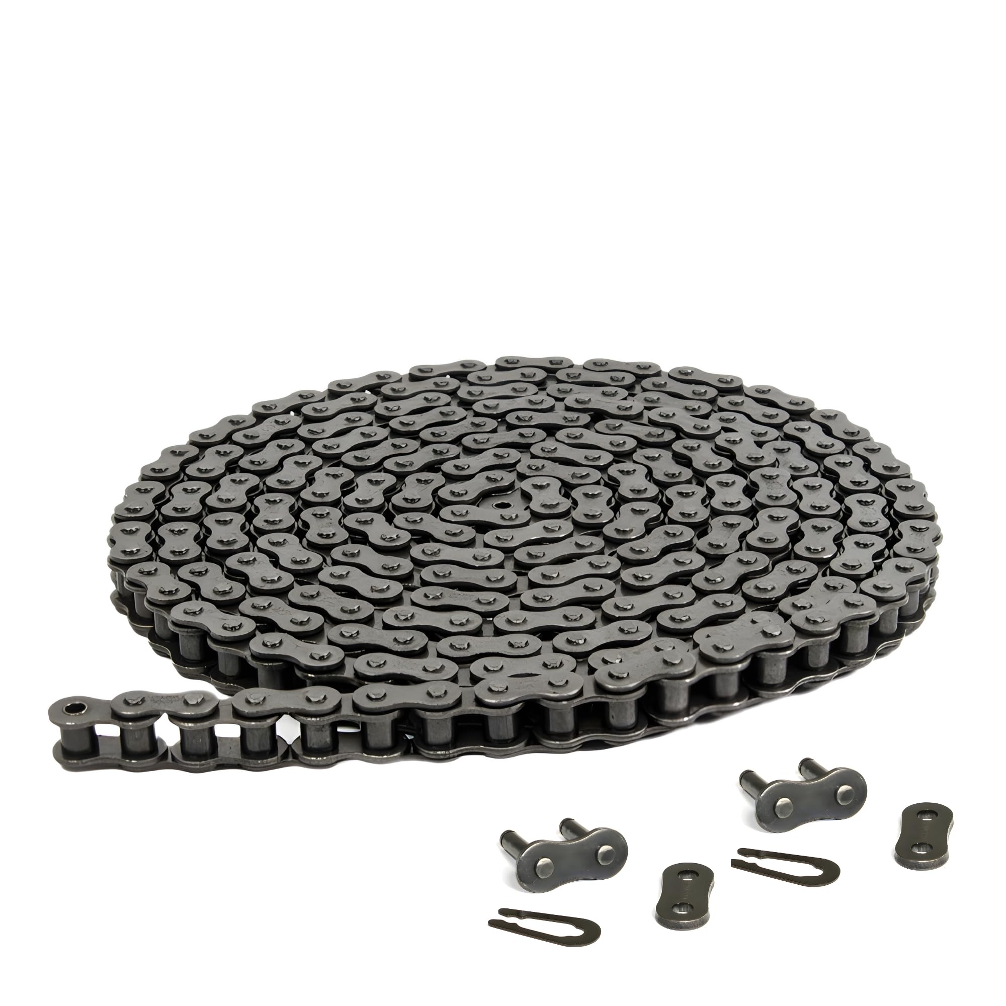 Jeremywell 60 Roller Chain 10 Feet with 2 Connecting Links