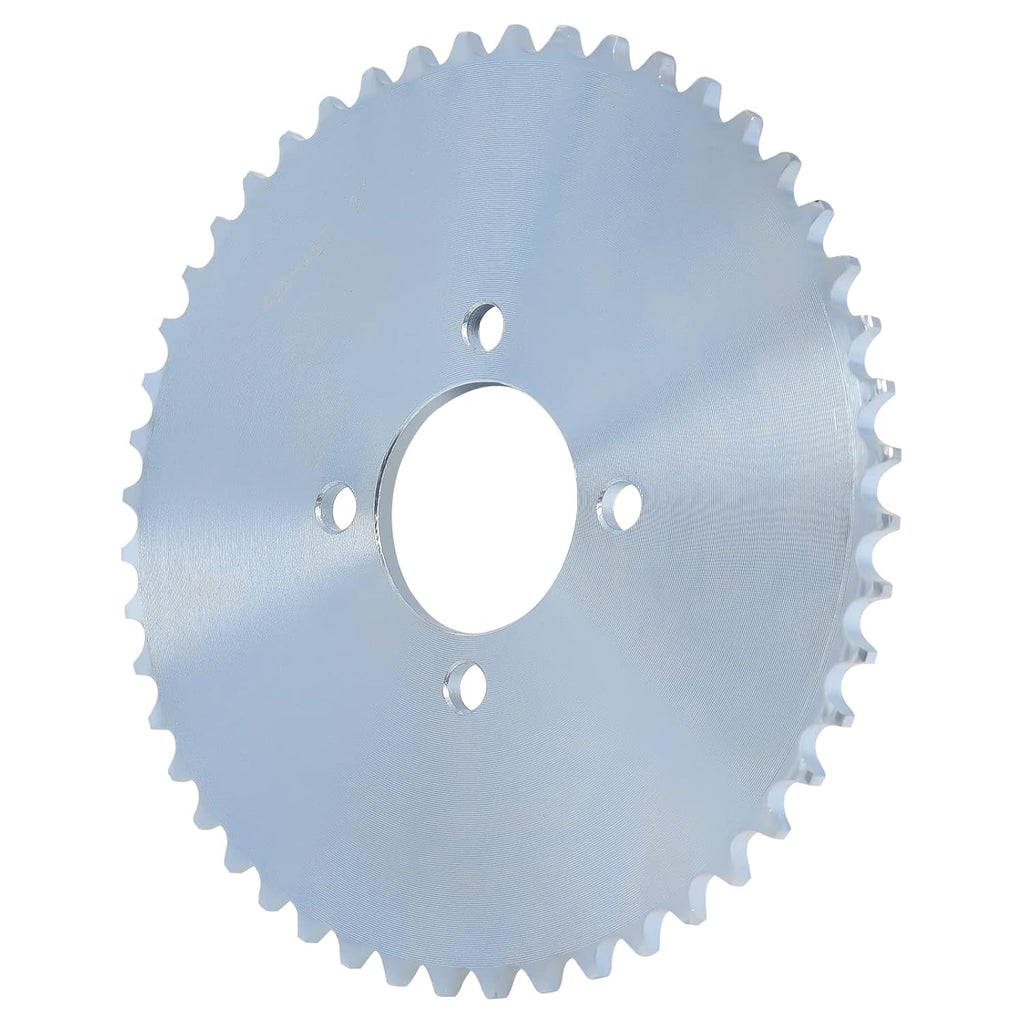 48 Tooth Go Kart Sprocket for #40/41/420 Chain, 2" Bore Heavy Duty Steel Gear for Racing Kart, ATV, Mini Bike, Farm Equipment