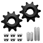 10 Tooth with 5/8'' Bore #40 41 420 Chain Sprocket for Coleman CT200U CT200U-EX BT200X KT196 Predator 196cc 200cc 212cc 6.5hp Baja Massimo Warrior Mini Bike Trailmaster MB200 Go Kart Cart Parts