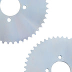 48 Tooth Go Kart Sprocket for #40/41/420 Chain, 2" Bore Heavy Duty Steel Gear for Racing Kart, ATV, Mini Bike, Farm Equipment