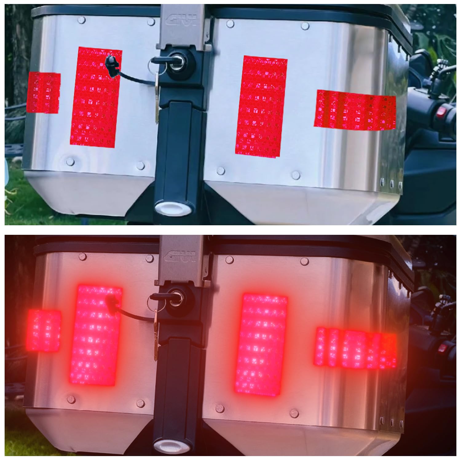 SWRT Reflective Tape 2 Inch x 160 Feet DOT-C2 Shining Star Fade Resistant Red Reflective Tape Outdoor Waterproof Strong Adhesive Safety Warning Tape Reflector Conspicuity Tape for Trailer Trucks Bike