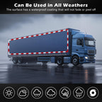 Reflective Trailer Tape, 2" × 11.8" × 30 PCS Red & Silver High Intensity Self Adhesive Reflector Tapes Outdoor Waterproof 3m Safety Dot Retroreflective Tape for Cars, Trailers, Boats, Mailbox (30)