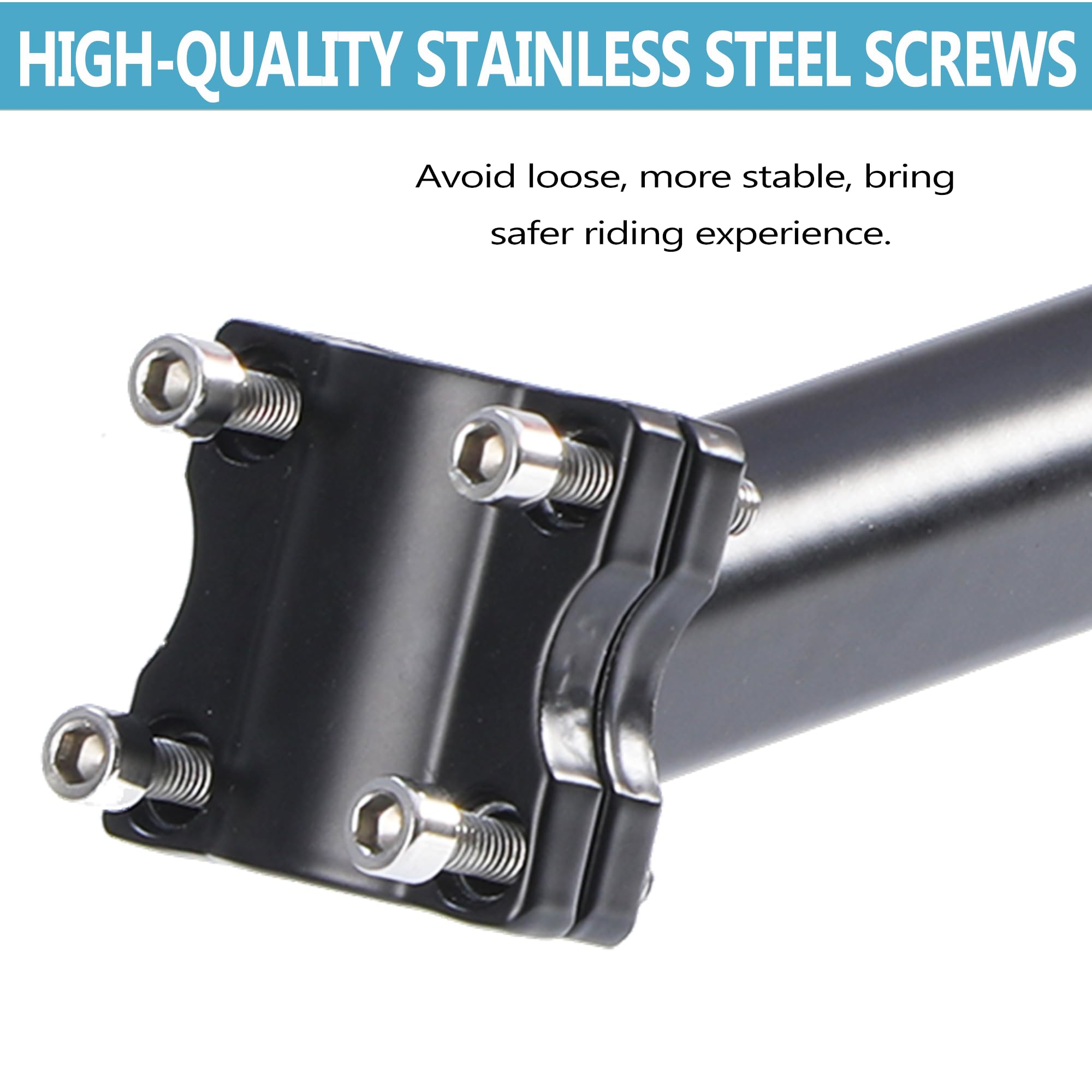 Rear Bike Rack,Bike Cargo Rack,Aluminum Alloy,Large Size Reflective,Retractable,Universal