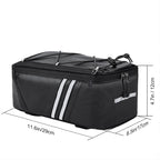 Rear Bike Rack,Bike Cargo Rack,Aluminum Alloy,Large Size Reflective,Retractable,Universal