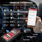 Thinkdiag2 All System Bidirectional OBD2 Diagnostic Scanner for iOS & Android, Bluetooth Scan Tool with CAN-FD Protocol, 15+ Reset Functions, ECU Code, Active Test, AutoVIN, 1 Year Update