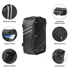 Rear Bike Rack,Bike Cargo Rack,Aluminum Alloy,Large Size Reflective,Retractable,Universal