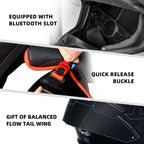 CYRIL Full Face Motorcycle Helmets for Adults Men & Women with Tinted and Clear Visor Meet Dot Approved