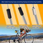 weideer Bicycle Brake Cable Shift Cable Bike Cable Housing Kit Bike Brake Cable Kit Bicycle Transmission Line for Bicycle Mountain Road Bike Repair