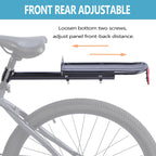 Rear Bike Rack,Bike Cargo Rack,Aluminum Alloy,Large Size Reflective,Retractable,Universal
