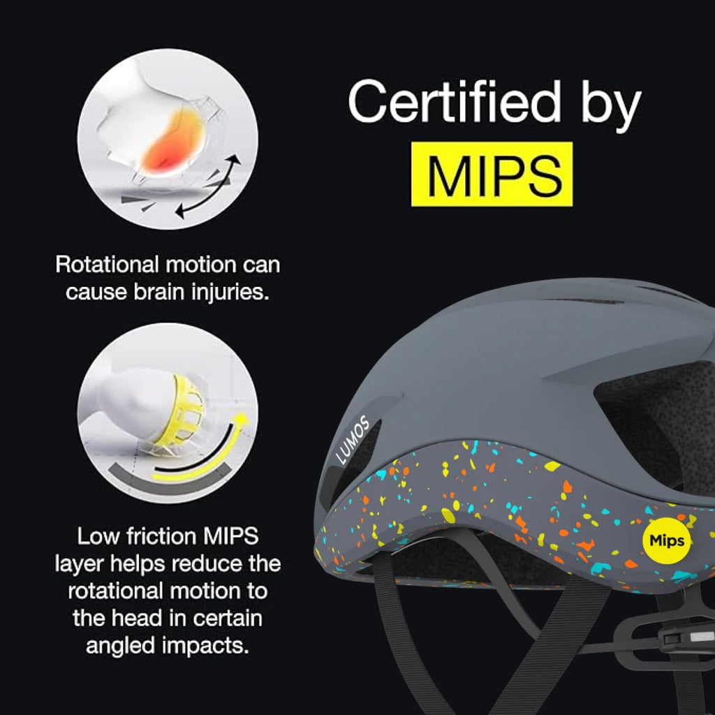 Lumos Aero GT Bike Helmet Lightweight Ventilation | Firefly Mini Compatible Sync Turn Signal & Brake Lights | Road Bicycle Helmets for Adults: Men, Women