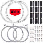 weideer Bicycle Brake Cable Shift Cable Bike Cable Housing Kit Bike Brake Cable Kit Bicycle Transmission Line for Bicycle Mountain Road Bike Repair