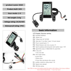 24V 36V 48V Electric Bike Controller Kit 17A 350W Brushless Motor Controller and Ebike LCD Display Electric Scooter Controller Electric Bicycle Speed Controller with Ebike Screen BLDC Controller