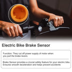Ebike Brake Sensor for Any Electric Bicycle, Cut Off Power Brakes 2/3 Pin 2A 2Y, Electric Bicycles Hydraulic Cut Off Power Brake Connector Kits(2 pins)