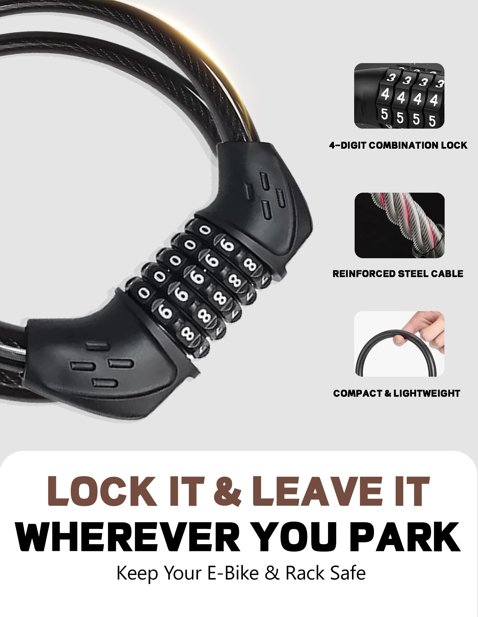 RokRack S One 1-Ebike Rack with Ramp, 100 lbs Capacity, Single Hitch Mount Electric Bike Rack, Fits up to 5" Fat Tire Width and 50" Wheelbase, Ebike Carrier Rack for 2" Receiver for Cars SUVs Vans RVs