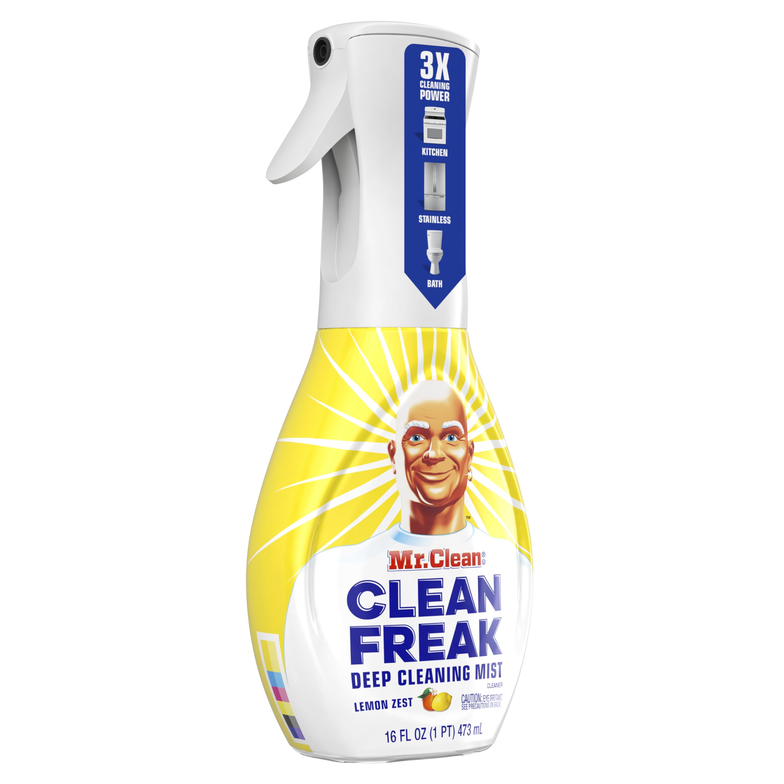 Mr. Clean Clean Freak Multi Surface Cleaning Spray, Deep Cleaning Mist Starter Kit and Refill Bundle, Unstopables Fresh Scent, 64 fl oz