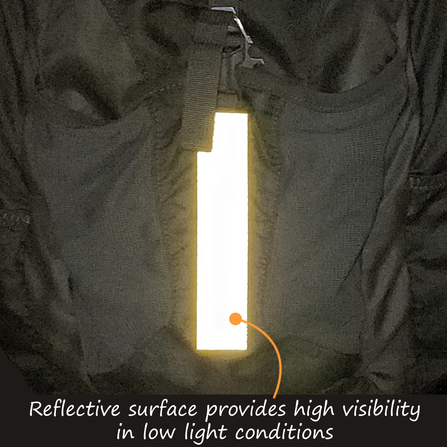 SmartSign 1.2 x 6 inch Red Reflective Strips - Pack of 4, Premium 3M Diamond Grade Reflective Stickers for Night Safety/Backpacks/Bicycles/Vehicles, Hi-Tack Adhesive, Made in USA