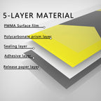 SWRT 2 Inch X 160 FT Reflective Tape Heavy Duty Strong Adhesive Black & Yellow Reflective Tape Outdoor Waterproof Hazard Caution Arrow Sign Safety Warning Tape Reflector Conspicuity Tape for Trailer