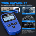 VDIAGTOOL VD10 OBD2 Scanner Code Reader Car Diagnostic Tool Engine Fault Code Reader for Turn Off CEL with Freeze Frame/I/M Readiness for All OBDII Protocol Cars, OBD2 Scanner Diagnostic Tool