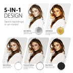 NEEWER 43 Inch/110 Centimeter Light Reflector Diffuser 5 in 1 Collapsible Multi Disc with Bag - Translucent, Silver, Gold, White, and Black for Studio Photography Lighting Outdoor