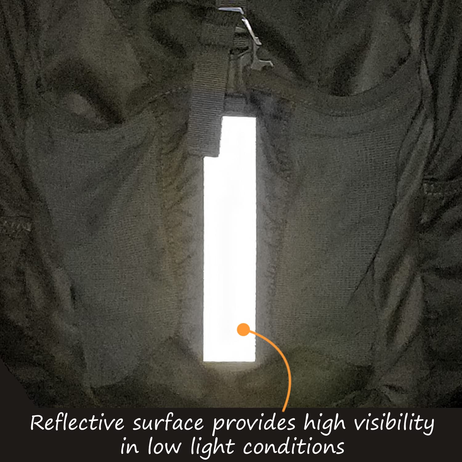 SmartSign 1.2 x 6 inch Red Reflective Strips - Pack of 4, Premium 3M Diamond Grade Reflective Stickers for Night Safety/Backpacks/Bicycles/Vehicles, Hi-Tack Adhesive, Made in USA