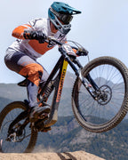 OutdoorMaster Full Face Mountain Bike Helmet for Men & Women-Two Removable Chin Pad Mountain Bike Helmet Grizzly, Ventilation Lightweight Racing Downhill DH BMX MTB Helmet