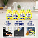 Mr. Clean Clean Freak Multi Surface Cleaning Spray, Deep Cleaning Mist Starter Kit and Refill Bundle, Unstopables Fresh Scent, 64 fl oz