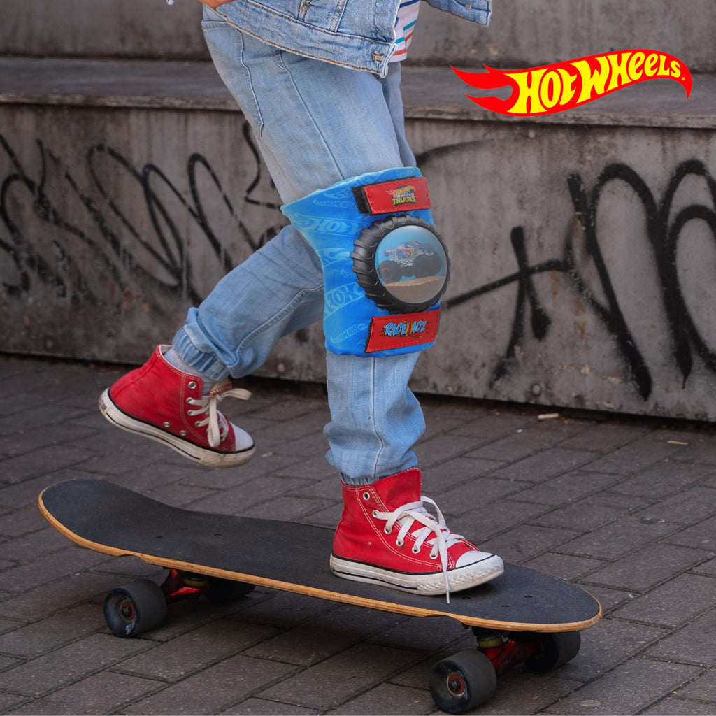 Elbow and Knee Pads for Kids, Protective and Comfortable Outdoor Gear Set for Ages 3+ with Adjustable Velcro Straps, Shock Absorption, Bike Knee Pads for Boys and Girls