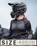 OutdoorMaster Full Face Mountain Bike Helmet for Men & Women-Two Removable Chin Pad Mountain Bike Helmet Grizzly, Ventilation Lightweight Racing Downhill DH BMX MTB Helmet