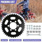 35 Chain Sprocket 40 Tooth Compatible with Coleman Mini Bike CT100U CC100X CK100 Baja DB30 TaoTao GK80 Monster Moto 80cc MBX10 MBX11 Predator 79cc 97cc 98cc 100cc 2.5hp Go Kart Parts