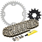 NICHE Drive Sprocket Chain Combo for Yamaha Raptor 350 350SE Front 13 Rear 38 Tooth 520NZ Standard 98 Links