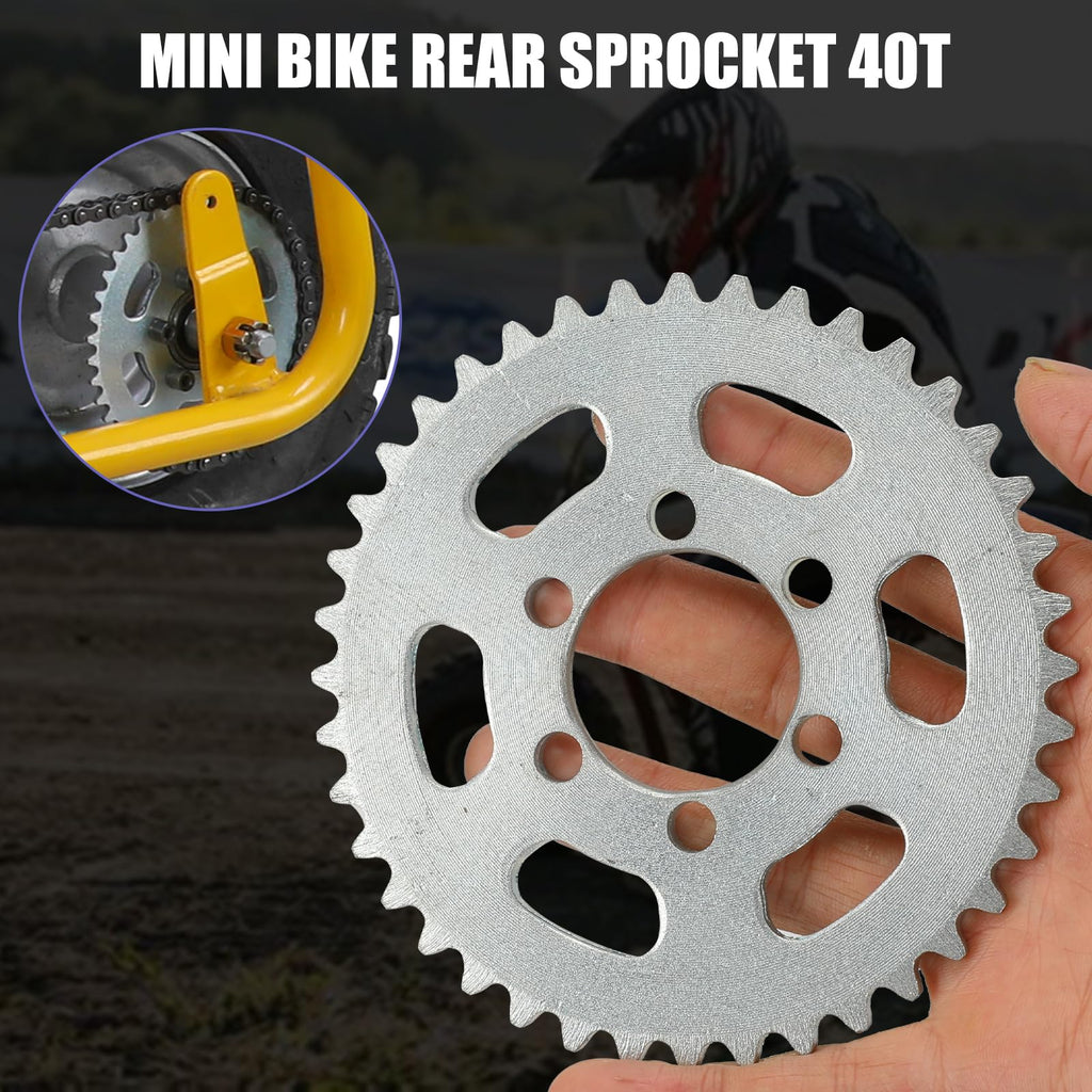 35 Chain Sprocket 40 Tooth Compatible with Coleman Mini Bike CT100U CC100X CK100 Baja DB30 TaoTao GK80 Monster Moto 80cc MBX10 MBX11 Predator 79cc 97cc 98cc 100cc 2.5hp Go Kart Parts