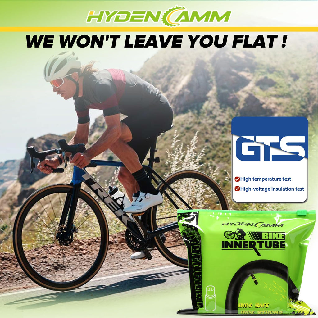 2 Pack 12"/14"/16"/18"/ 20"/ 22"/24"/ 26"/27.5"/28"/29" x1.75/1.95/2.10/2.125 Bicycle Tube with 2 Tire Levers, with 32mm AV Schrader Valve, Reliable Inner Tube for Kids/Road/MTB Bike (2 of One Size)