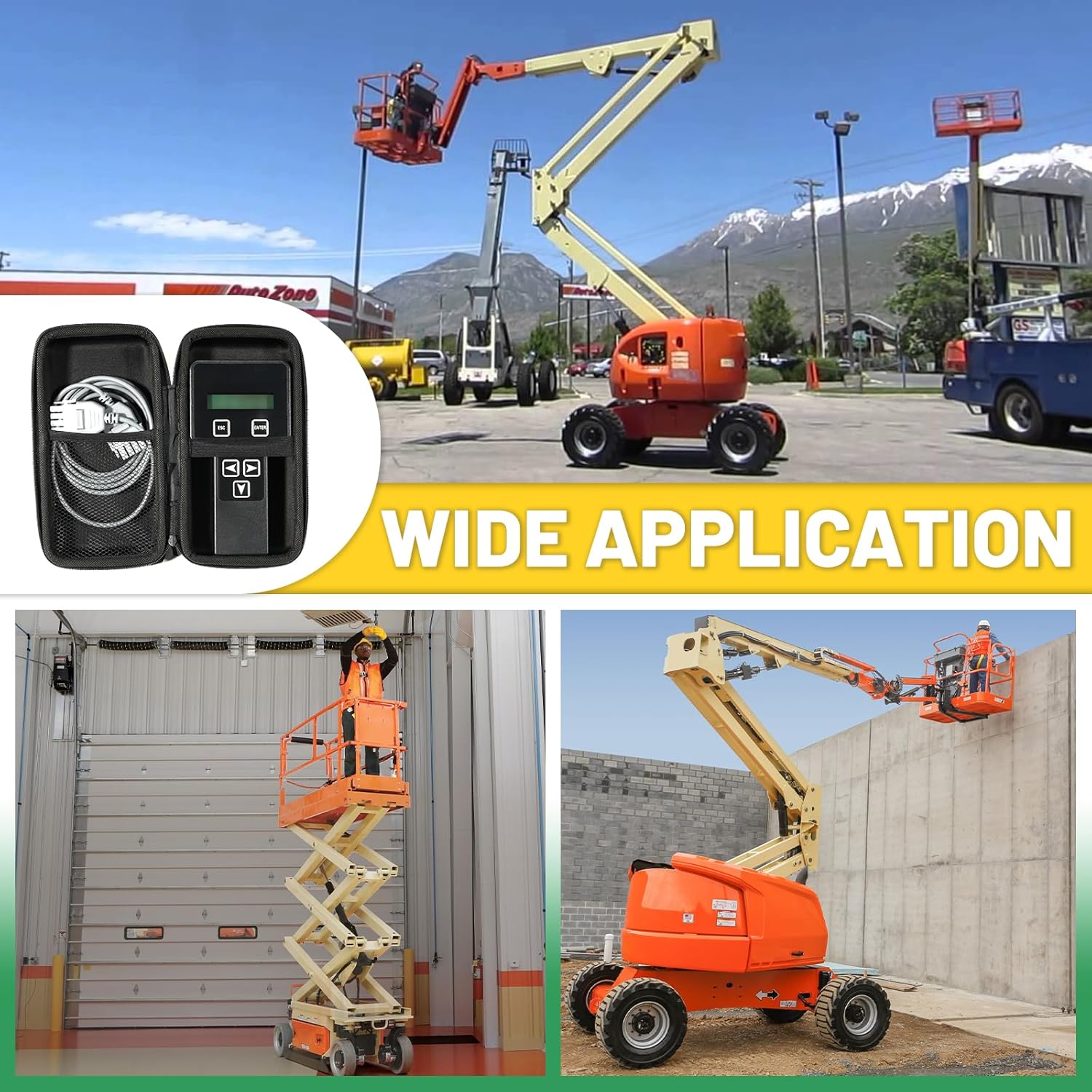 Handheld Analyzer Diagnostic Tool Kit w/Cable Compatible with JLG Scissor Lift and Telescopic/Articulating Boom Lift 600S 340AJ 6RS R6 Program Troubleshoot, Replace 1001249695 1600244 2901443