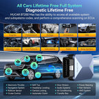 MUCAR AI-Assisted OBD2 Scanner Bluetooth Lifetime Update, BT200 MAX Compatible with ELM327, All System OBD2 Diagnostic Tool with 15 Resets for iOS & Android, CANFD Protocol, Autoauth for FCA SGW