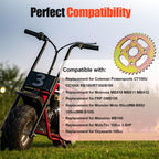 40T High Speed Rear Chain 6 Hole Sprocket # 40 41 420 Sprocket for Coleman CT100U CC100X Mega Moto MMB80 105 Baja Doodle Bug DB30 Motovox MBX10 Mini Bike Sprocket Parts (37mm Bore)