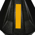 SmartSign 1.2 x 6 inch Red Reflective Strips - Pack of 4, Premium 3M Diamond Grade Reflective Stickers for Night Safety/Backpacks/Bicycles/Vehicles, Hi-Tack Adhesive, Made in USA