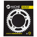 NICHE Drive Sprocket Chain Combo for Suzuki 2006-2010 GSXR600 Front 16 Rear 43 Tooth 520V-X X-Ring 114 Links