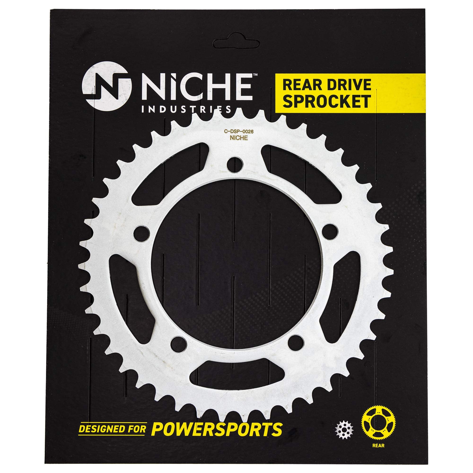 NICHE Drive Sprocket Chain Combo for Suzuki 2006-2010 GSXR600 Front 16 Rear 43 Tooth 520V-X X-Ring 114 Links