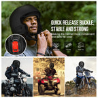 Full Face Motorcycle Helmet for Unisex-Adult Dirt Bike ATV Scooter Cruiser 3/4 Face Motocross Helmet Interchangeable Mouth Cover DOT Approved