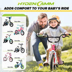 2 Pack 12"/14"/16"/18"/ 20"/ 22"/24"/ 26"/27.5"/28"/29" x1.75/1.95/2.10/2.125 Bicycle Tube with 2 Tire Levers, with 32mm AV Schrader Valve, Reliable Inner Tube for Kids/Road/MTB Bike (2 of One Size)