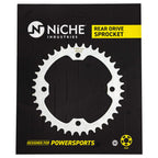 NICHE Drive Sprocket Chain Combo for Yamaha YFZ450 YFZ450SE Front 14 Rear 38 Tooth 520V-X X-Ring 98 Links