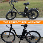 36V 48V E Bike Lithium Battery, Silver Fish Lithium-ion Battery with 30A BMS for 250W/350W/500/750/900/1000W Motors, Safe Lock, Led Indicator Light for Controller (48V 15AH)