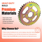 40T High Speed Rear Chain 6 Hole Sprocket # 40 41 420 Sprocket for Coleman CT100U CC100X Mega Moto MMB80 105 Baja Doodle Bug DB30 Motovox MBX10 Mini Bike Sprocket Parts (37mm Bore)