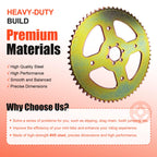 40T High Speed Rear Chain 6 Hole Sprocket # 40 41 420 Sprocket for Coleman CT100U CC100X Mega Moto MMB80 105 Baja Doodle Bug DB30 Motovox MBX10 Mini Bike Sprocket Parts (37mm Bore)