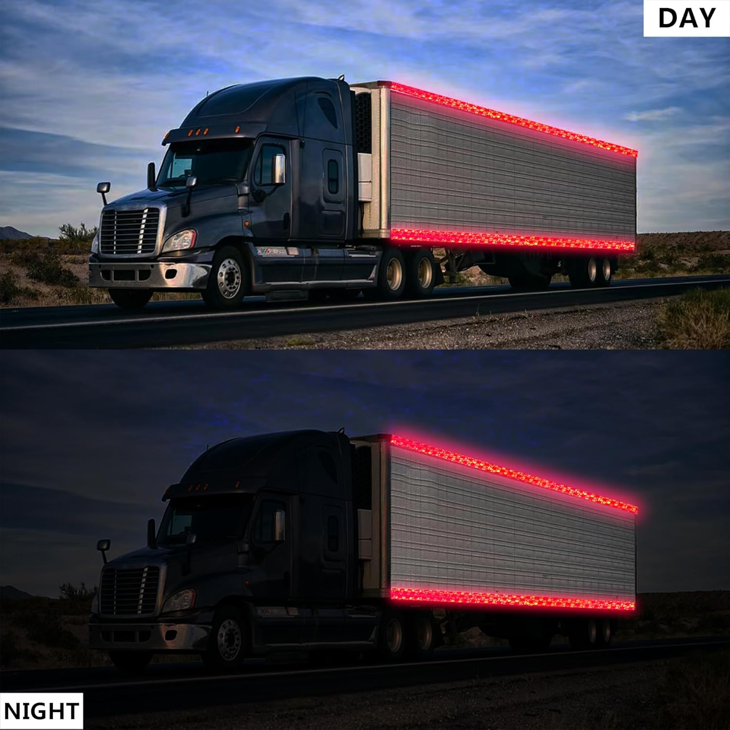 SWRT Reflective Tape 2 Inch x 160 Feet DOT-C2 Shining Star Fade Resistant Red Reflective Tape Outdoor Waterproof Strong Adhesive Safety Warning Tape Reflector Conspicuity Tape for Trailer Trucks Bike