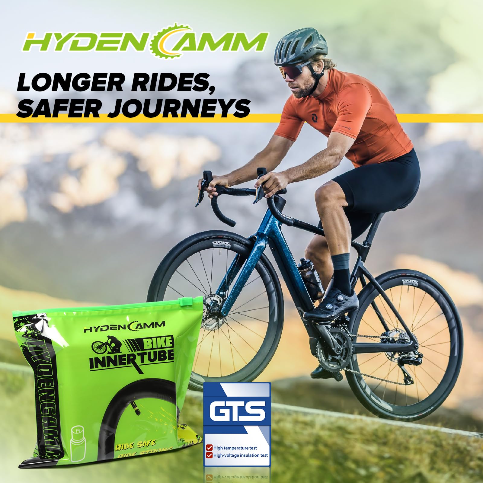 2 Pack 12"/14"/16"/18"/ 20"/ 22"/24"/ 26"/27.5"/28"/29" x1.75/1.95/2.10/2.125 Bicycle Tube with 2 Tire Levers, with 32mm AV Schrader Valve, Reliable Inner Tube for Kids/Road/MTB Bike (2 of One Size)