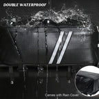 Rear Bike Rack,Bike Cargo Rack,Aluminum Alloy,Large Size Reflective,Retractable,Universal