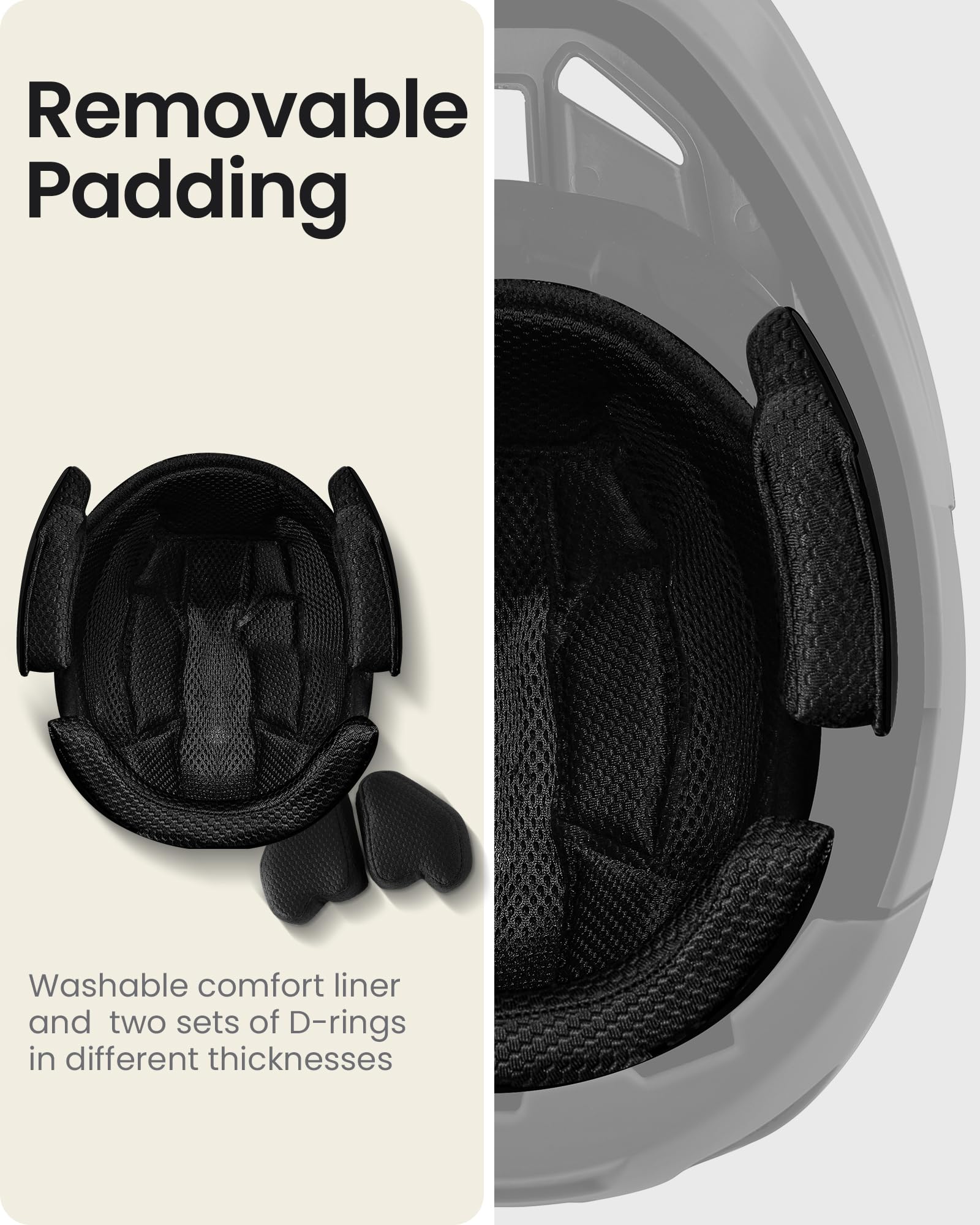 OutdoorMaster Full Face Mountain Bike Helmet for Men & Women-Two Removable Chin Pad Mountain Bike Helmet Grizzly, Ventilation Lightweight Racing Downhill DH BMX MTB Helmet