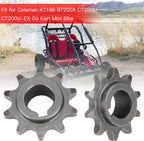 GREHUA 40 41 420 Chain Sprocket 10 Tooth 5/8" Bore 3/16" Keyway for Coleman CT200U BT200X CT200U-EX KT196 CK196 212cc 196cc 5.5hp 6.5hp 200cc Mini Bike Go Kart 20/30 Series Torque Converter Parts