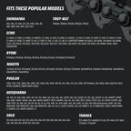 Premium 20 Inch Chainsaw Chain 3/8" Pitch .063" Gauge 72 DL - Fits Husqvarna 480, 465 (Rancher), 570XP, 575XP, 576XP, STIHL and More - 203ATMD009, 75LPX072G, 75EXL072G, 75EXJ072G (3 Chains)